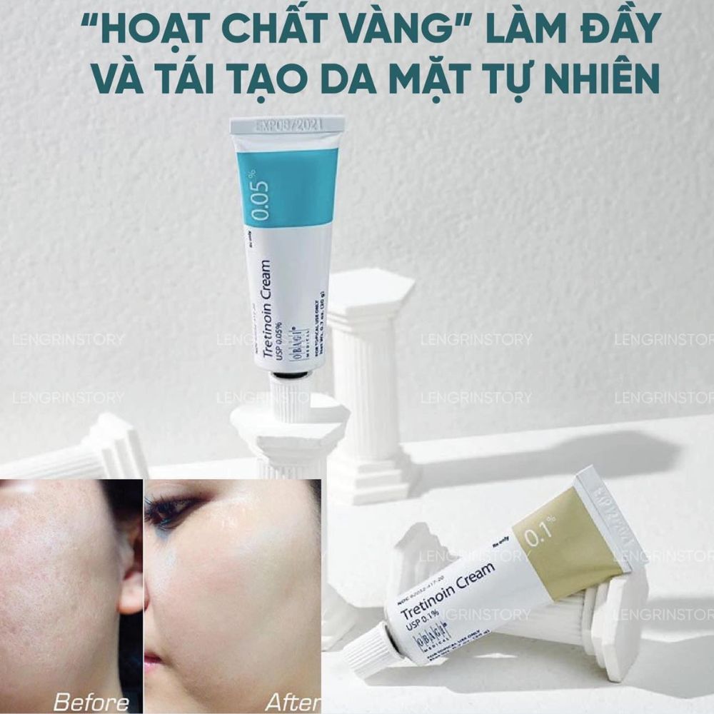 Tre là một dẫn xuất của vitamin A có tác dụng mạnh mẽ trong làm đẹp