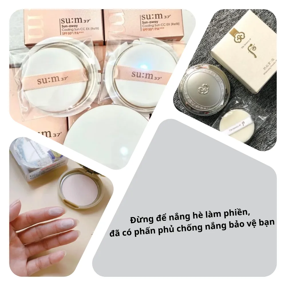 Tự tin tỏa sáng, không ngại nắng hè nhờ phấn phủ chống nắng