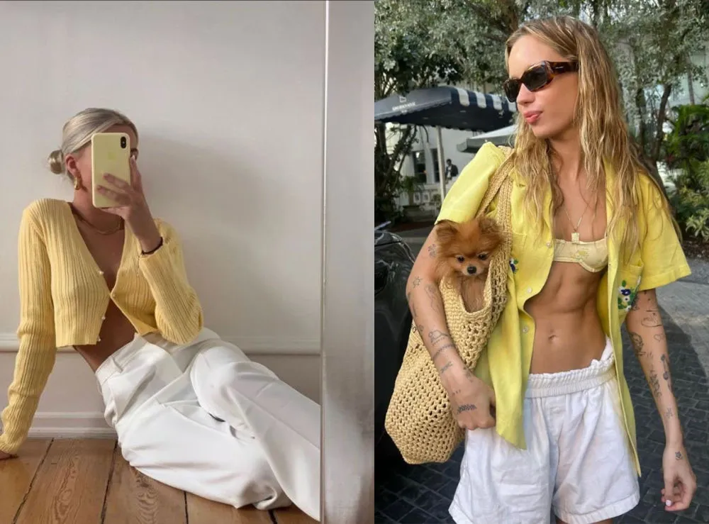 Công thức phối đồ với màu vàng bơ HOT TREND hiện nay