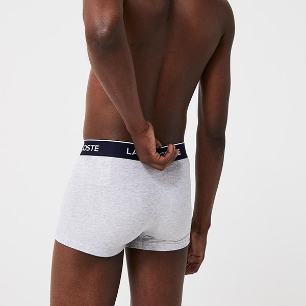 Set 3 Quần Lót Nam Lacoste Men's 5H3389 CCA Màu Xám Size M - Thời trang - Vua Hàng Hiệu