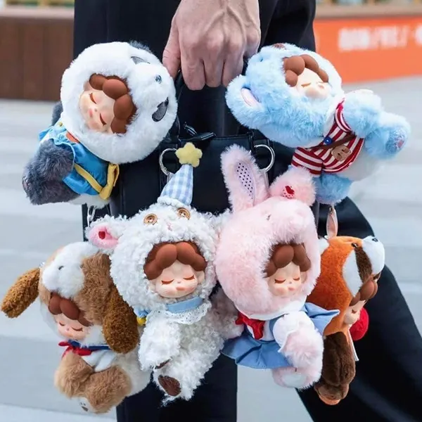 Set 6 Móc Khóa Dodo Sugar Wendy Zoo School Series Plush Doll Blind Box Whole Phối Màu - Phụ kiện - Vua Hàng Hiệu