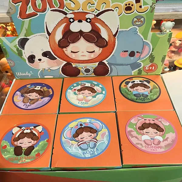 Set 6 Móc Khóa Dodo Sugar Wendy Zoo School Series Plush Doll Blind Box Whole Phối Màu - Phụ kiện - Vua Hàng Hiệu