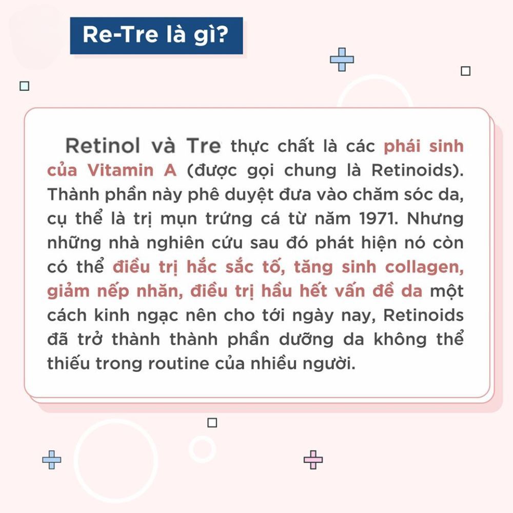 So sánh Retinol và Tre có gì khác nhau? - 1