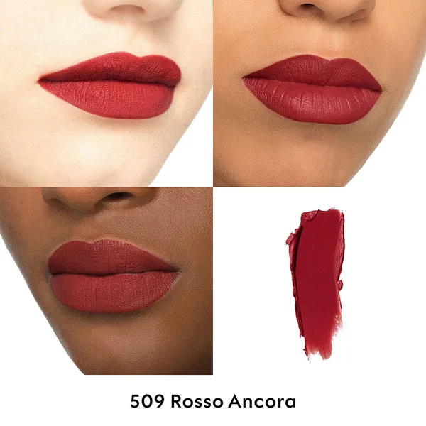 Son Lì Gucci Rouge À Lèvres Mat Lipstick 509 Rosso Ancora Màu Đỏ Đậm - Son Môi - Vua Hàng Hiệu