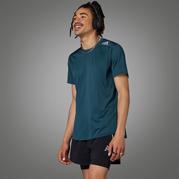 Áo Thun Nam Adidas Designed 4 Running T-Shirt IJ9380 Màu Xanh Lam Size S - Thời trang - Vua Hàng Hiệu