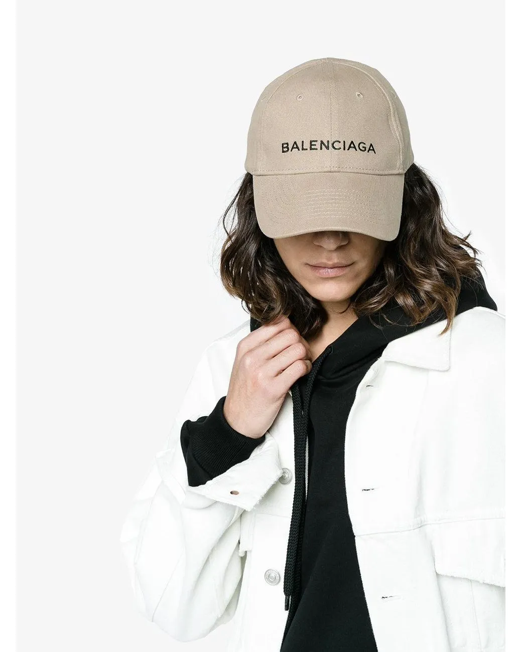 Mũ Lưỡi Trai Balenciaga Logo Cap