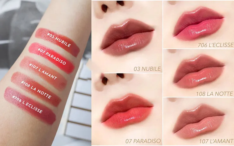 Bảng màu son TomFord trendy 