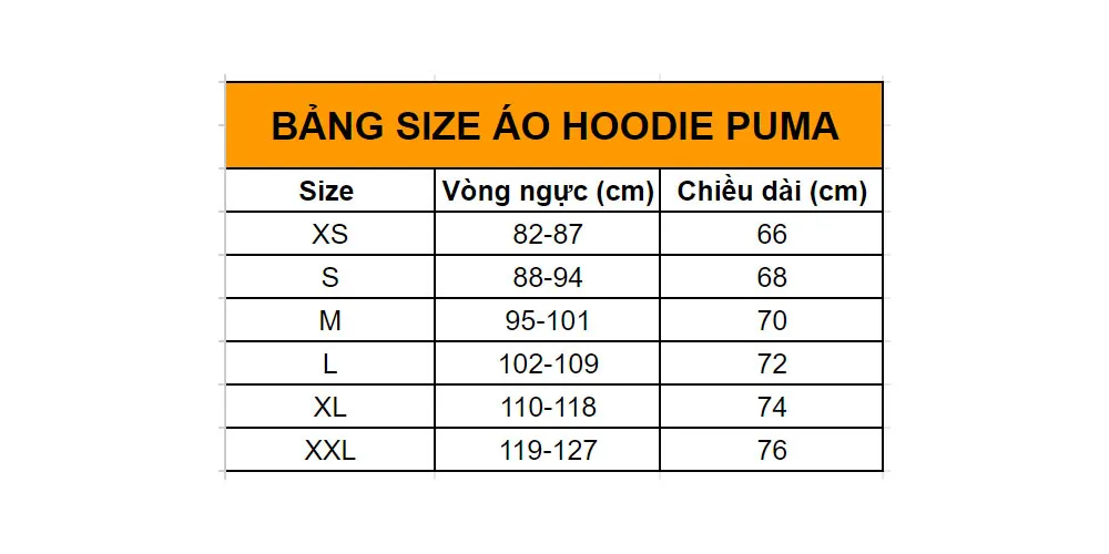 Chi tiết bảng size áo hoodie nam nữ chuẩn xác cập nhật 2025