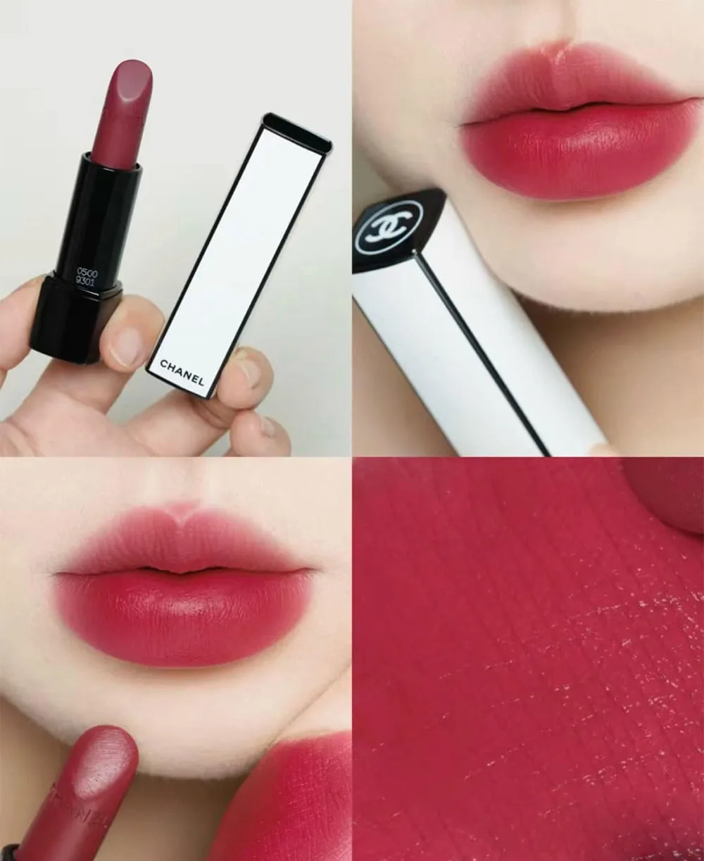 Kiểm tra màu sắc và chất son Chanel khi lên môi