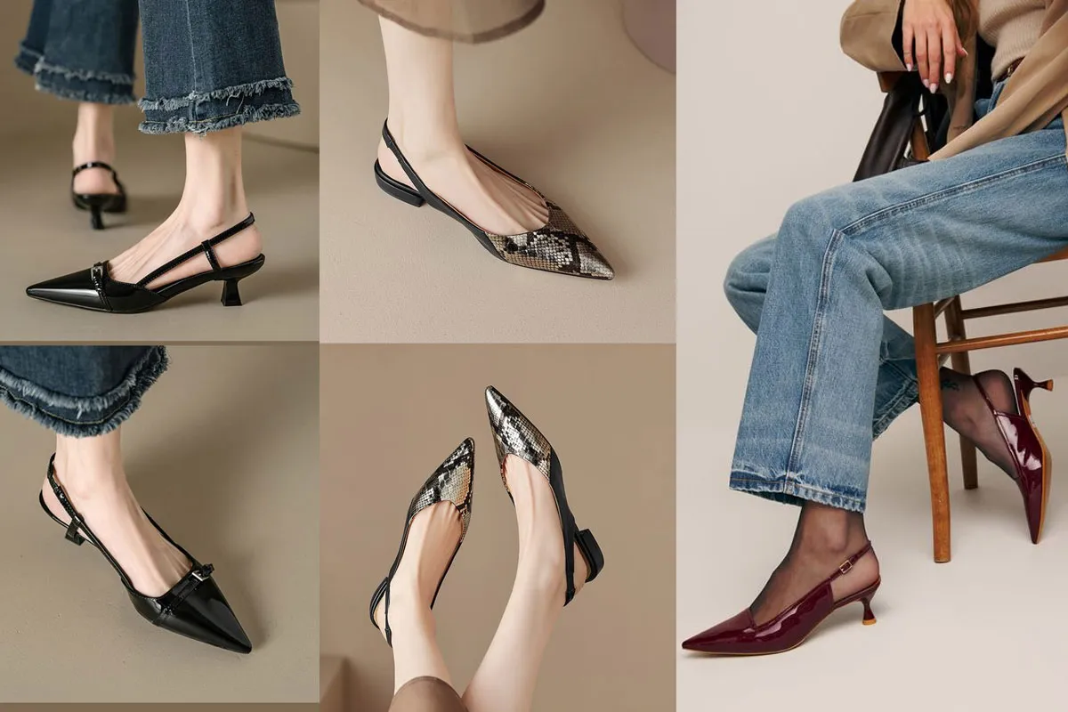 9 cách phối đồ với giày Slingback đẹp, tôn dáng nàng nên thử