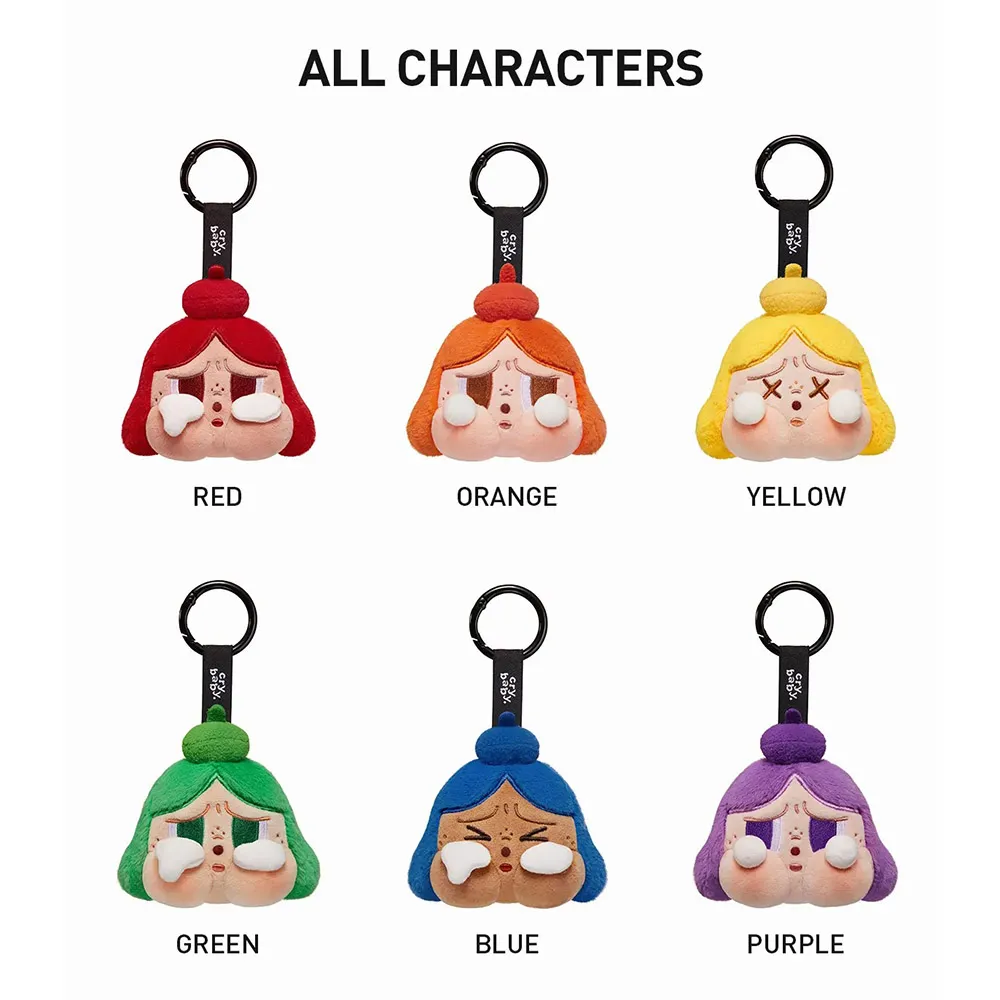 Móc Khóa Pop Mart Crybaby Cheer Up, Baby! Series-Plush Pendant Blind Box Màu Đỏ - Phụ kiện - Vua Hàng Hiệu