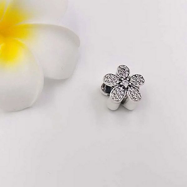 Hạt Vòng Charm Pandora Dazzling Daisy Charm 791480CZ Màu Bạc - Trang sức - Vua Hàng Hiệu