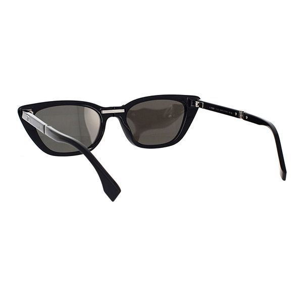 Kính Mát Nữ Fendi Black Cat Eye Sunglasses FEN SUN FE40089I 01C Màu Đen - Kính mắt - Vua Hàng Hiệu