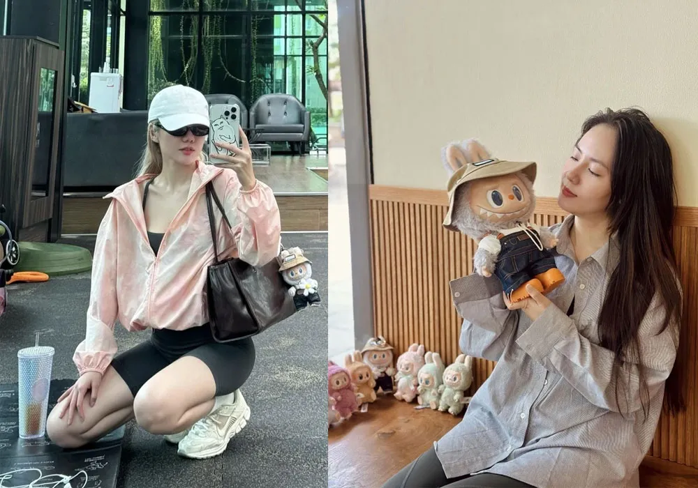Lisa cùng loạt sao Việt phối túi với Labubu chuẩn 