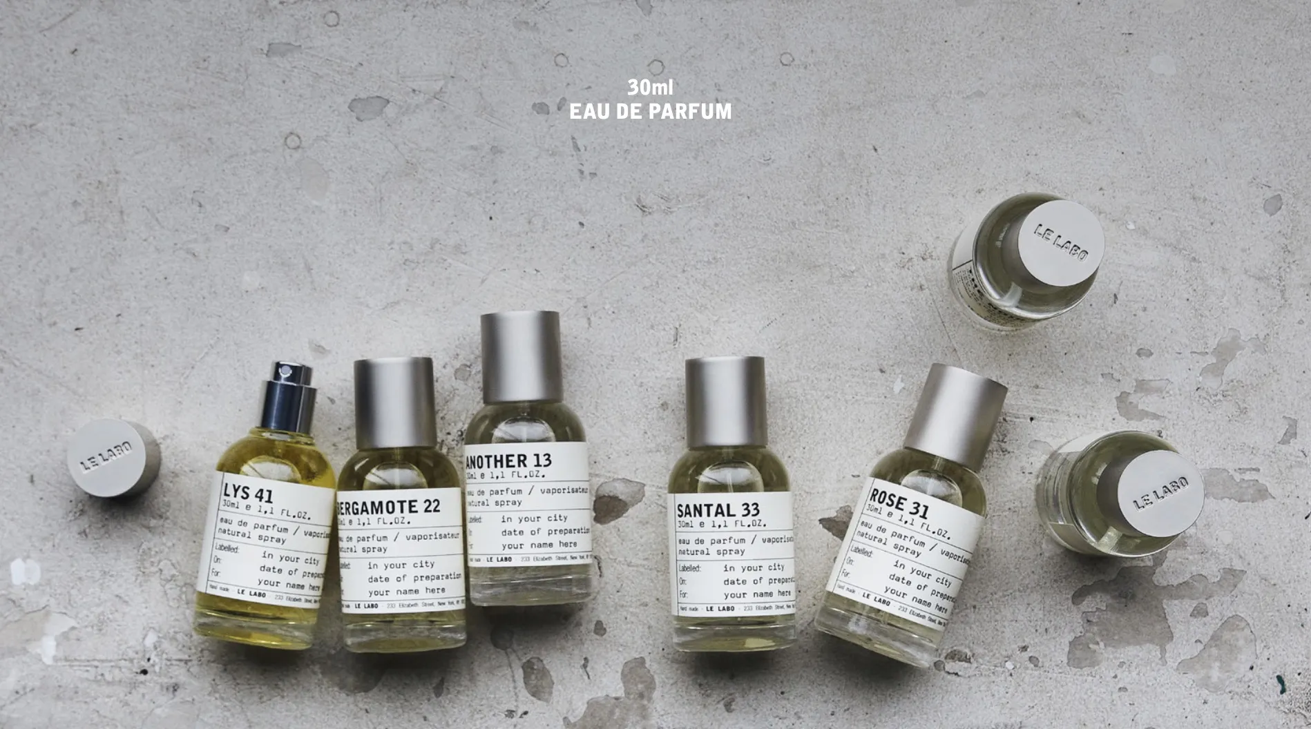 Thiết kế Nước Hoa Le Labo đơn giản