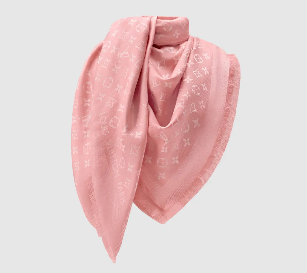 Khăn Quàng Cổ Louis Vuitton Wool Silk Square