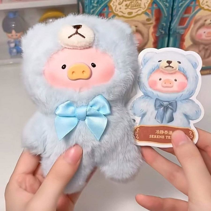 Móc Khóa Gấu Bông ToyZeroPlus Teddy Lulu The Piggy Màu Xanh Nhạt - Phụ kiện - Vua Hàng Hiệu