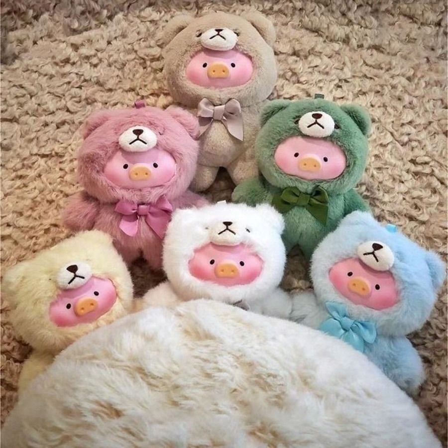 Móc Khóa Gấu Bông ToyZeroPlus Teddy Lulu The Piggy Màu Xanh Nhạt - Phụ kiện - Vua Hàng Hiệu