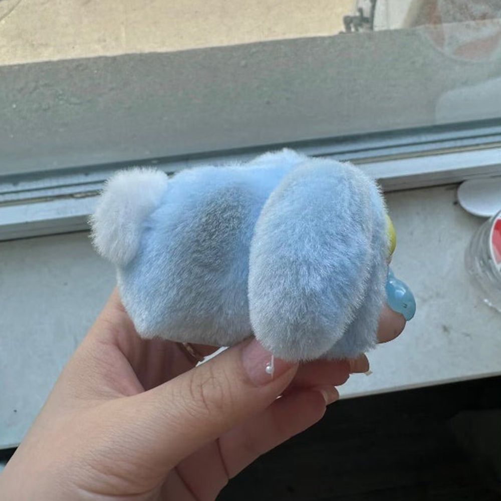 Móc Khóa Pop Mart Crybaby × Powerpuff Girls Series Vinyl Face Plush Bunny Bubbles Màu Hồng Xanh - Phụ kiện - Vua Hàng Hiệu