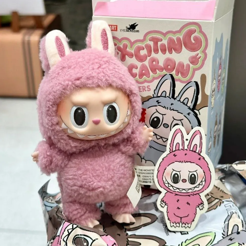 Móc Khóa Pop Mart Labubu Macaron Lychee Berry Màu Hồng - Phụ kiện - Vua Hàng Hiệu