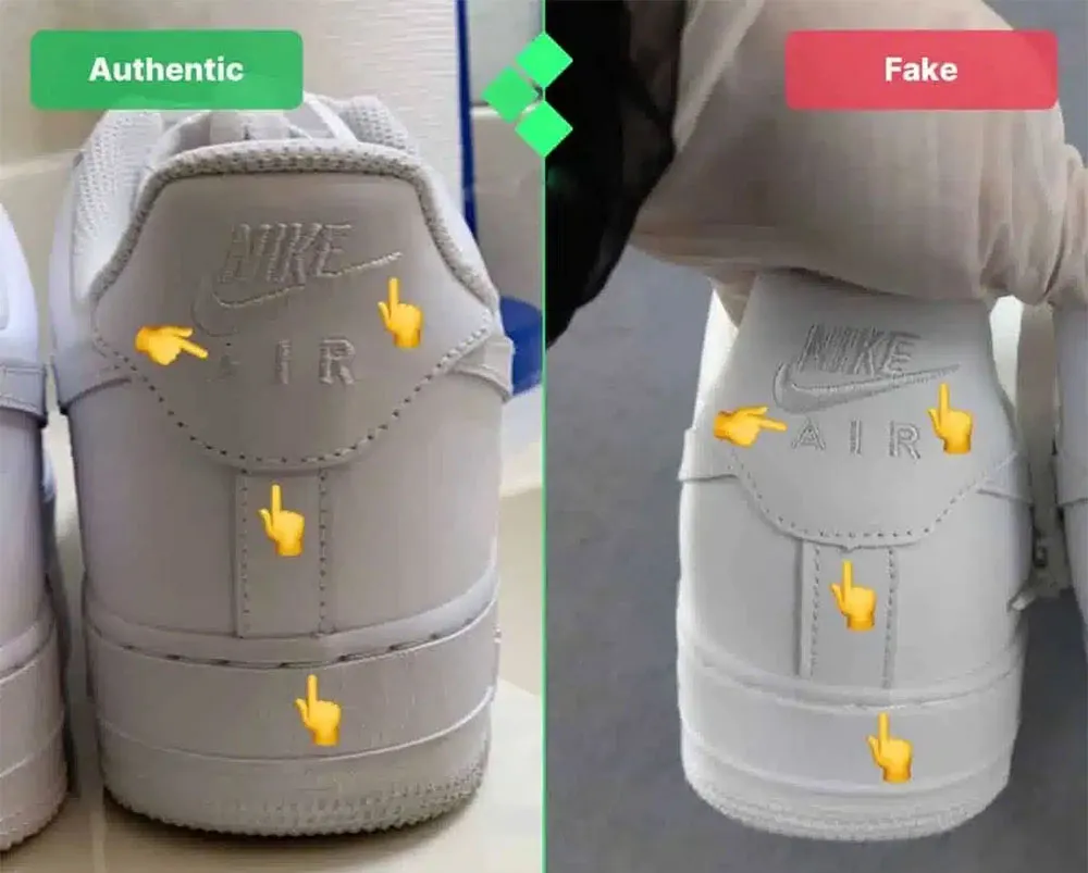 9 Cách phân biệt giày Nike Air Force 1 thật giả chính xác