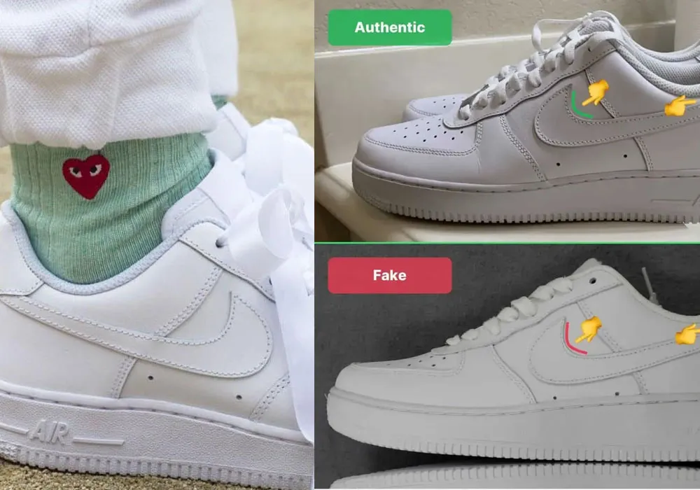 9 Cách phân biệt giày Nike Air Force 1 thật giả chính xác
