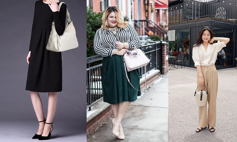 Bạn đã biết phối đồ với túi xách màu trắng theo dáng người của bạn chưa? (Nguồn Internet)