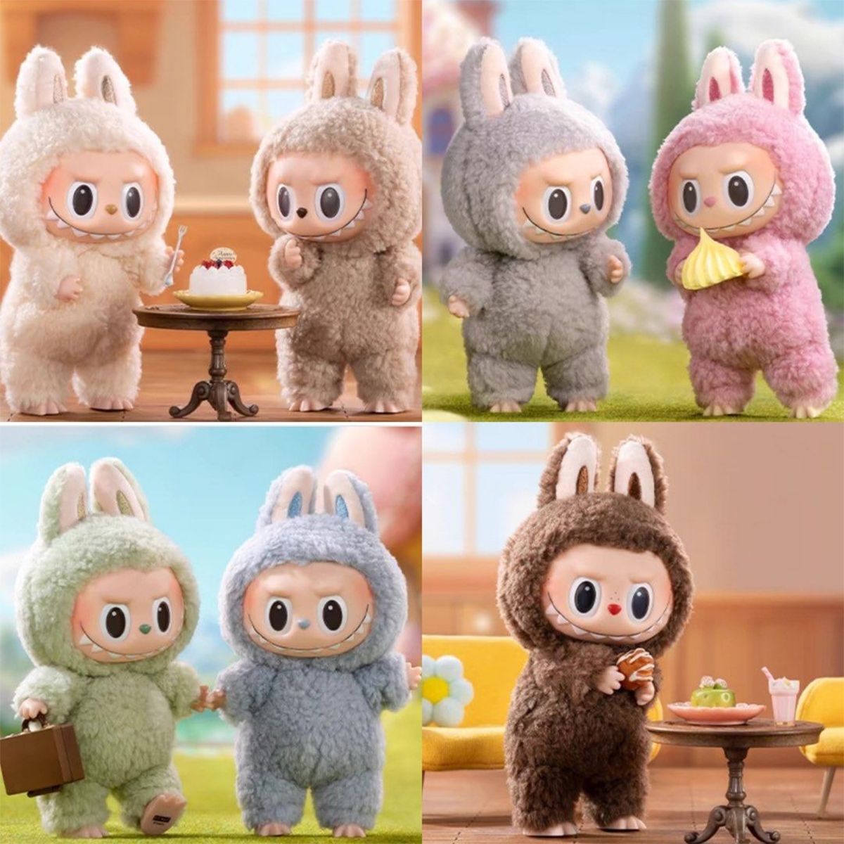 Set Móc Khóa Pop Mart Labubu Macaron Vinyl Face Blind Box 6 Chiếc Phối Màu T-MH - Phụ kiện - Vua Hàng Hiệu