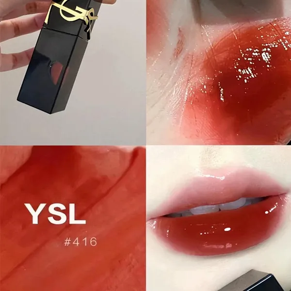 Son Yves Saint Laurent YSL The Inks Vinyl Cream 416 Màu Đỏ Gạch - Son Môi - Vua Hàng Hiệu