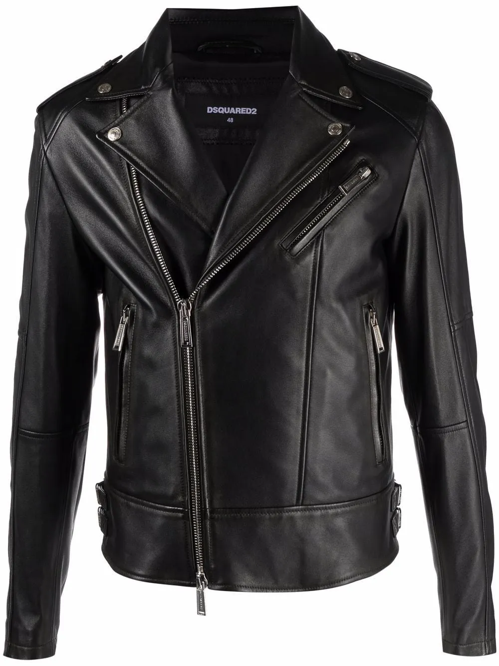 Áo Khoác Biker Leather Jacket Dsquared2