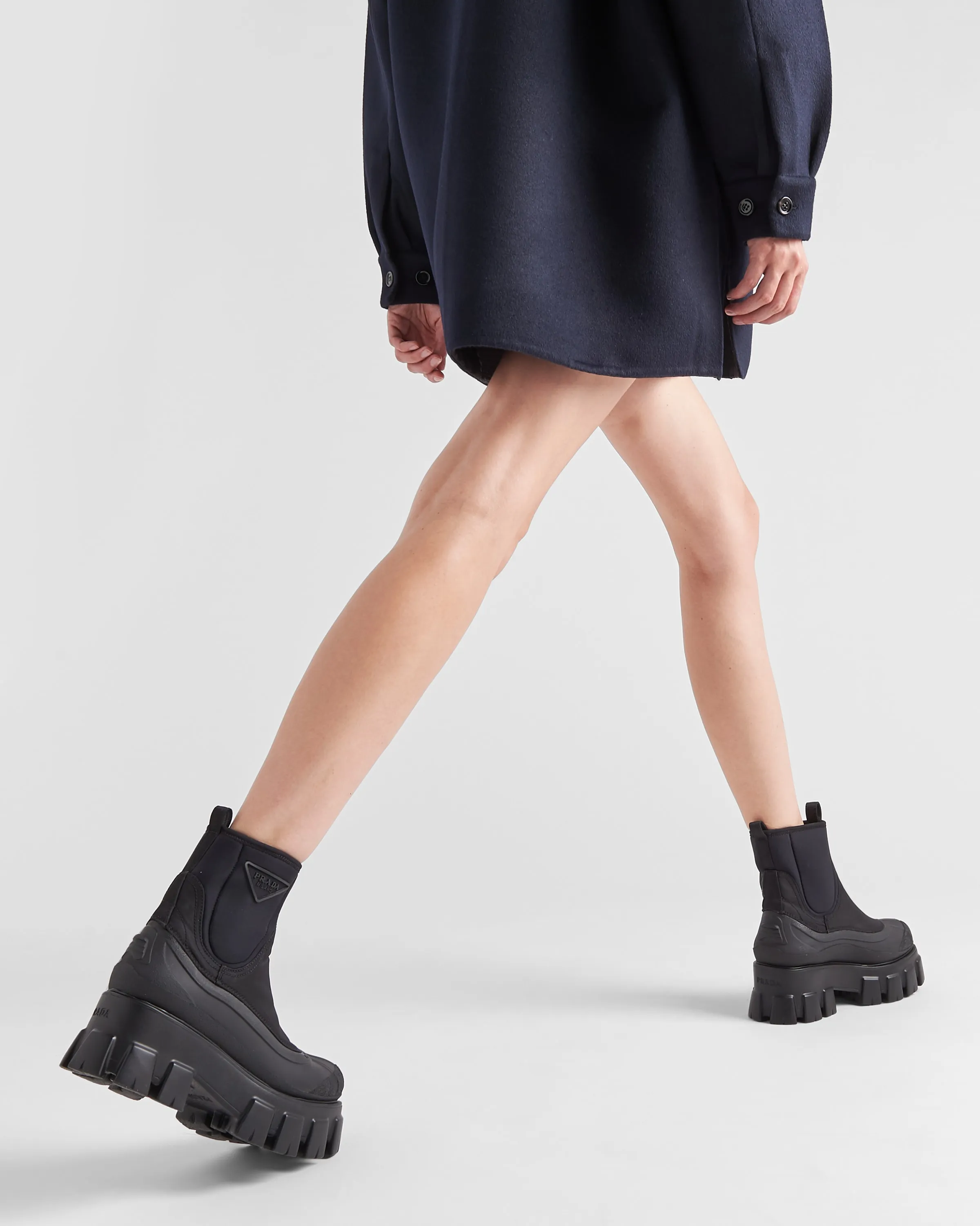 Giày Prada Nylon Gabardine Boots