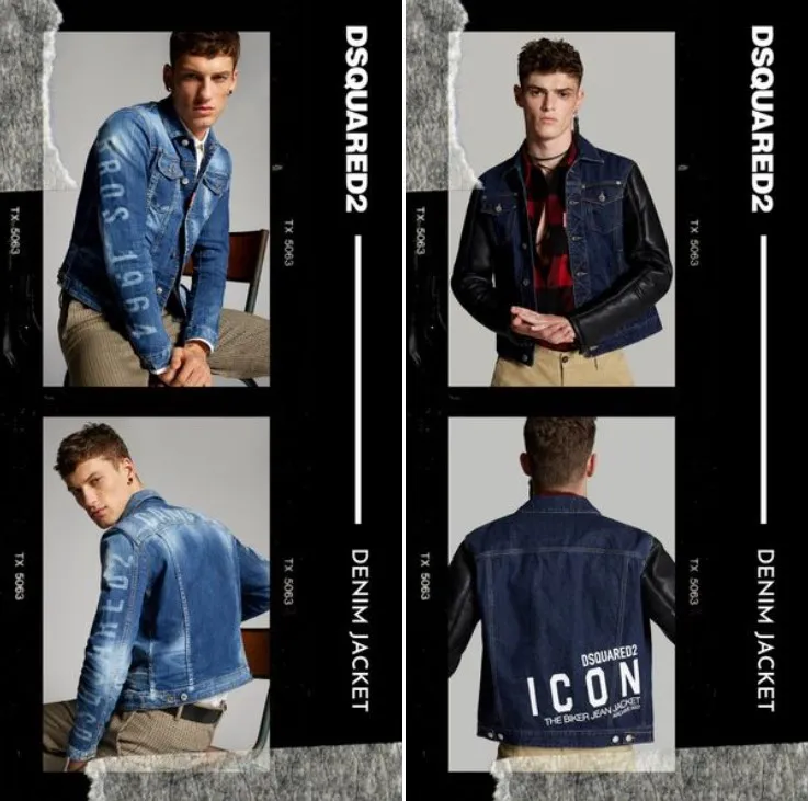 Áo khoác Dsquared2 Đa dạng phong cách