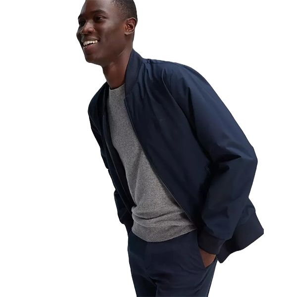 Áo Khoác Nam Calvin Klein CK Matte Bomber Jacket 40FP512 410 Màu Xanh Navy Size XS (L) - Thời trang - Vua Hàng Hiệu