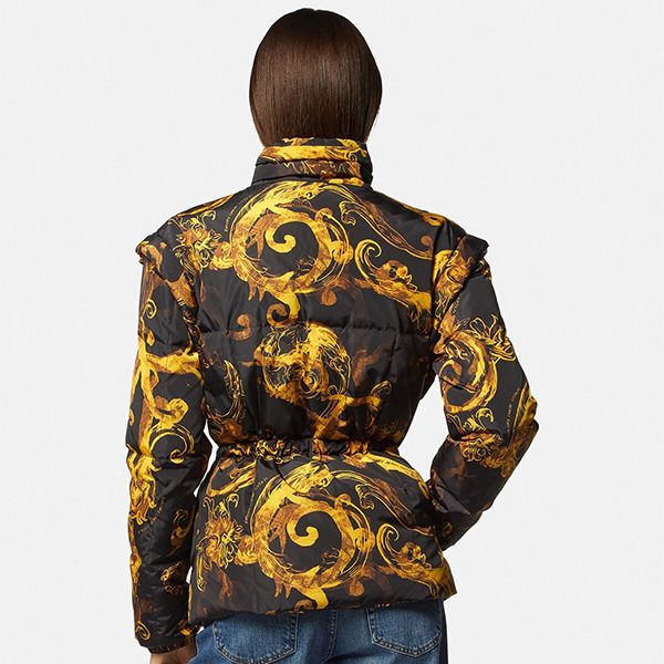 Áo Khoác Nữ Versace Jeans Couture Watercolour Couture Puffer Parka 76HAU405 CQS85 G89 Màu Đen Vàng Size 38 - Thời trang - Vua Hàng Hiệu