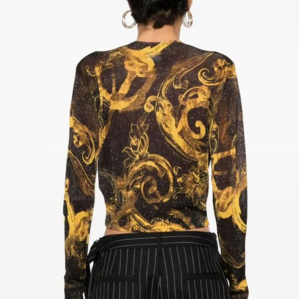 Áo Len Nữ Versace Jeans Couture 76HAFM23 CMN45 G89 Màu Đen Size XS - Thời trang - Vua Hàng Hiệu