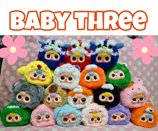 Búp Bê Baby Three V3 Vinyl Plush Dinosaur Màu Xanh Lá - Đồ chơi mô hình - Vua Hàng Hiệu