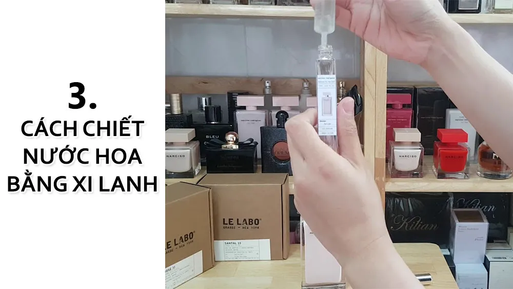 Cách chiết nước hoa sang chai nhỏ đơn giản, chỉ mất 5 phút tại nhà
