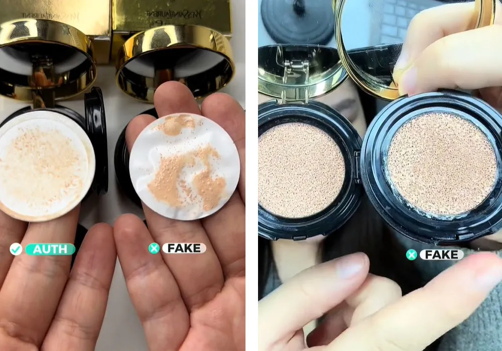 7 Cách phân biệt cushion YSL thật giả đơn giản, chính xác