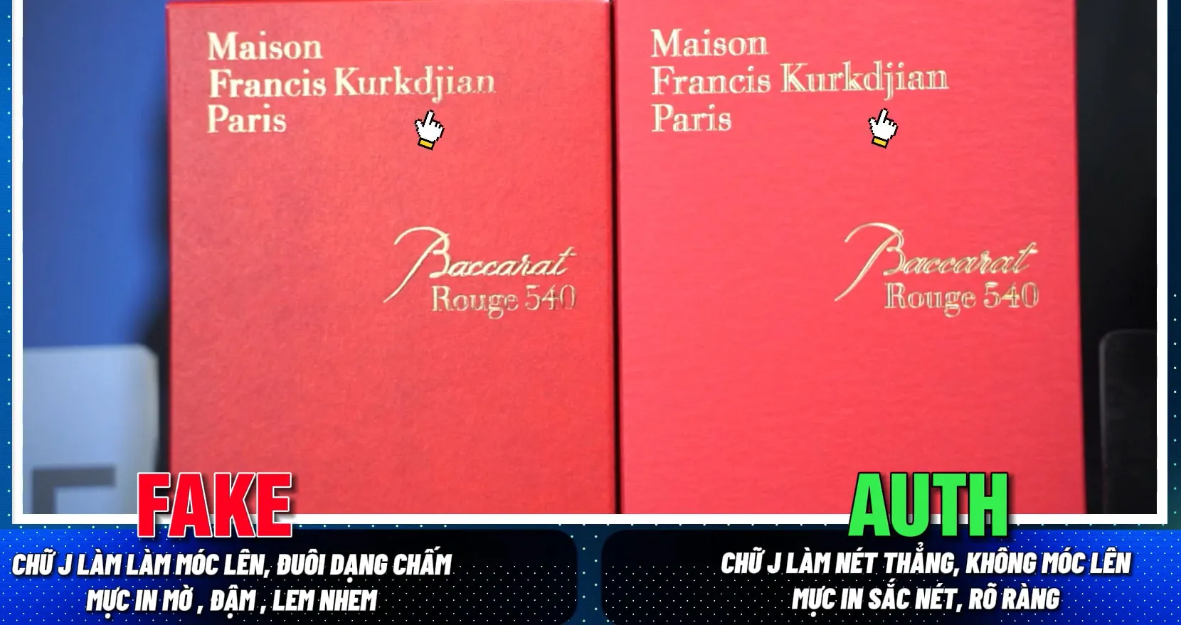 5 cách phân biệt nước hoa Maison 540 thật giả bằng mắt thường