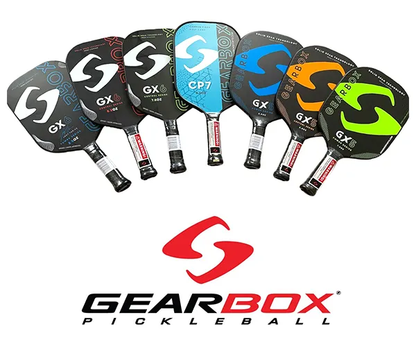 Vợt Pickleball Gearbox CX14 8.0 Elongated 14mm Màu Đen - Pickleball - Vua Hàng Hiệu
