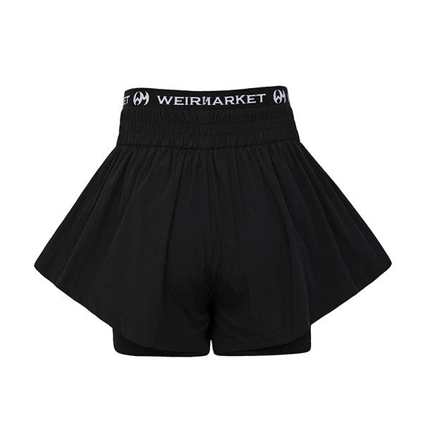 Quần Short Nữ Weird Market Pickleball Double Layer Short Moonless Night Black Màu Đen Size S - Pickleball - Vua Hàng Hiệu