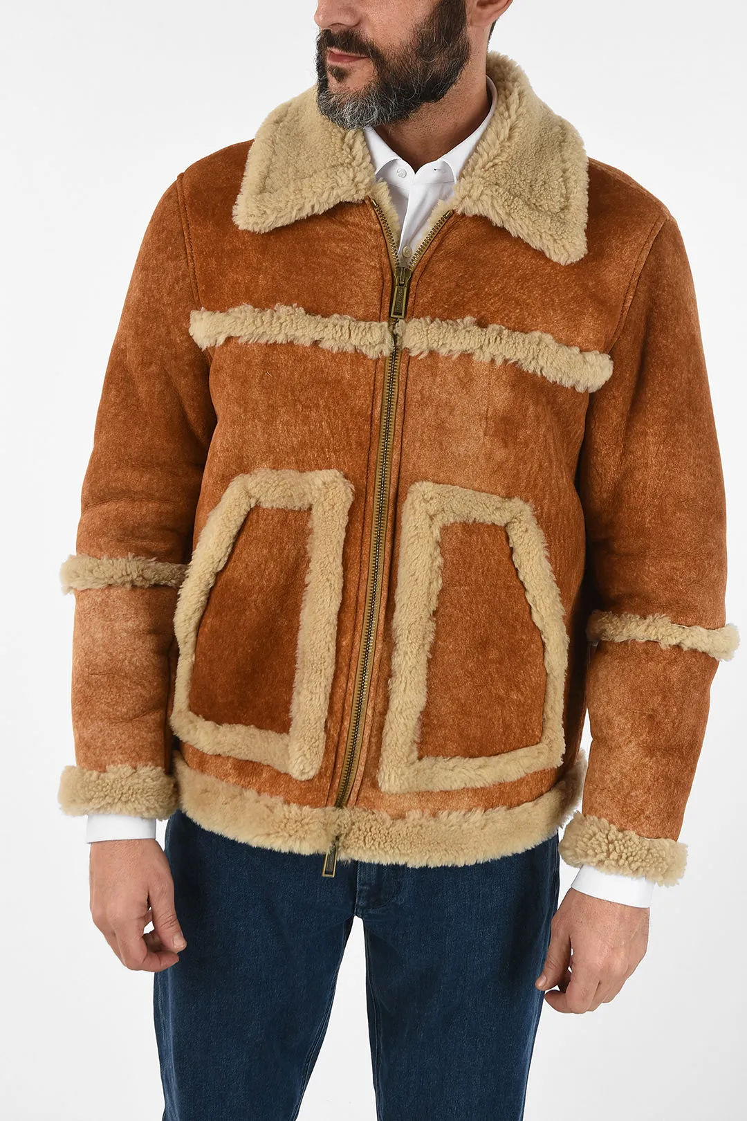 Áo Khoác Shearling Dsquared2