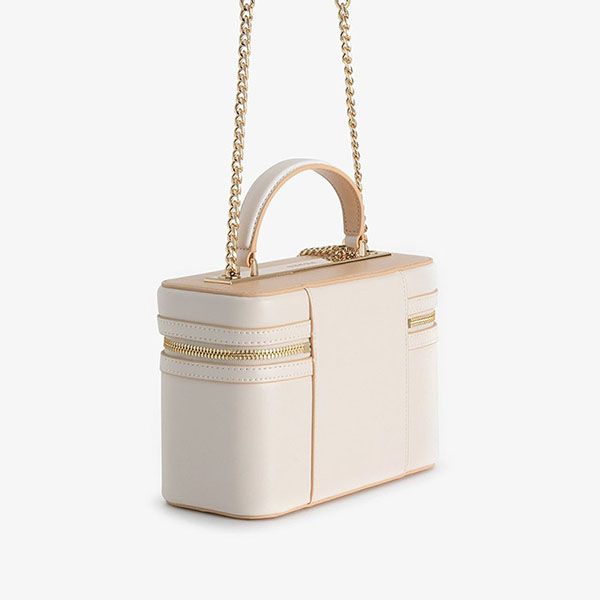 Túi Đeo Chéo Pedro Boxy Shoulder Bag PW2-76390057 Màu Trắng - Túi xách - Vua Hàng Hiệu