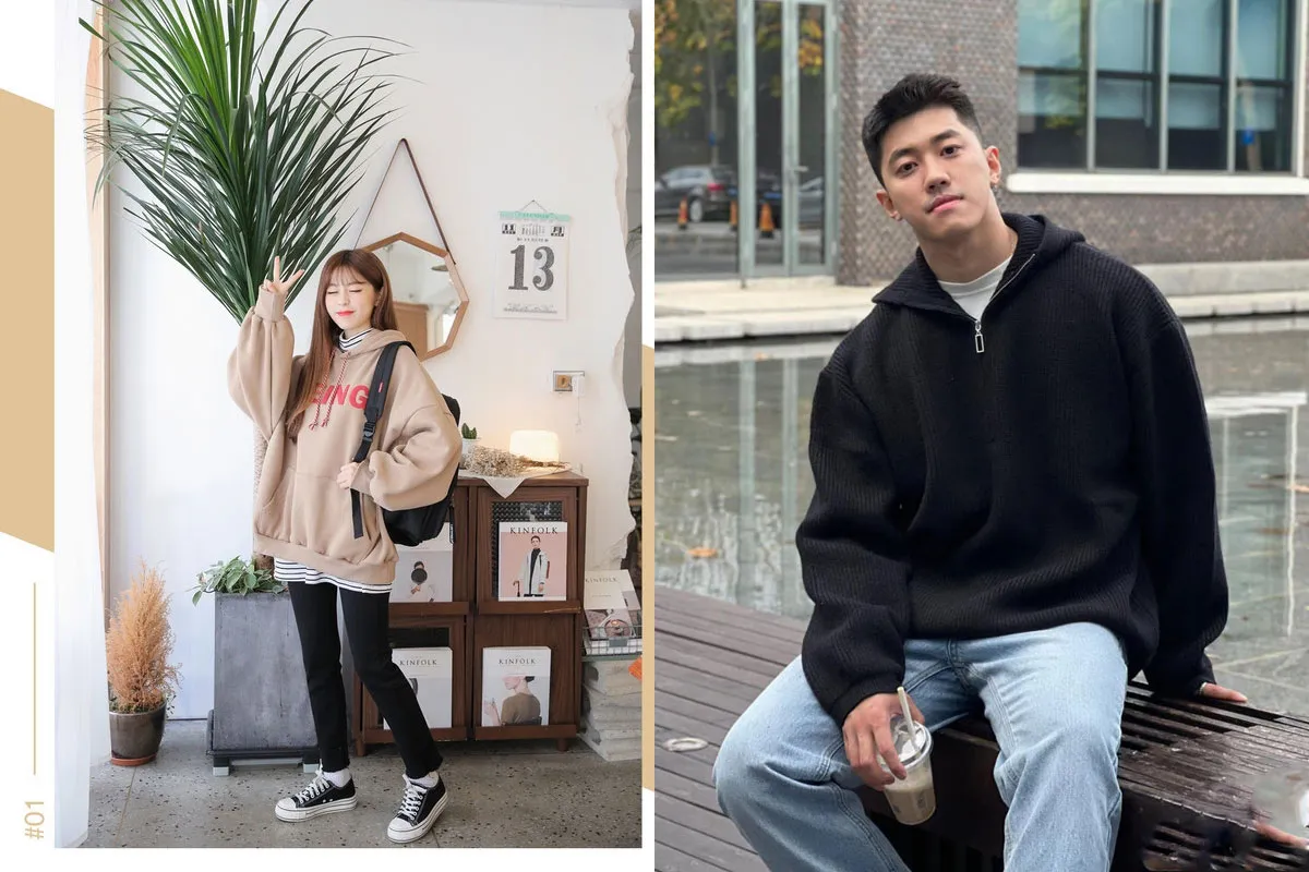 Áo hoodie mặc với quần gì? Lưu ý khi phối đồ với áo hoodie nam nữ