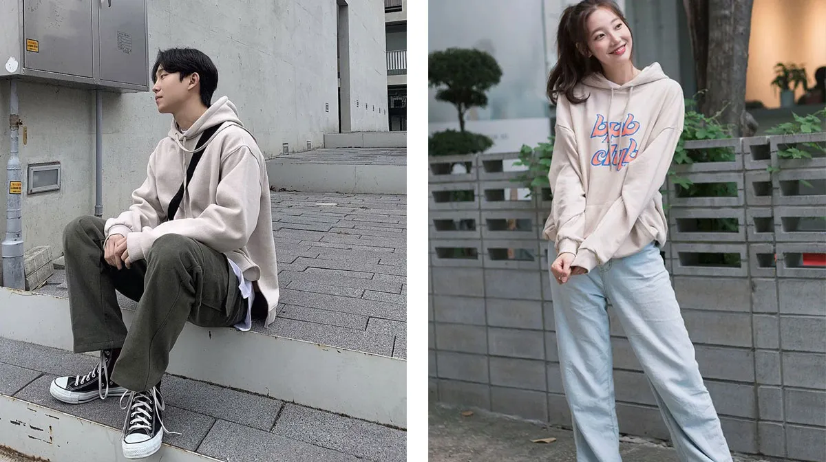 Áo hoodie mặc với quần gì? Lưu ý khi phối đồ với áo hoodie nam nữ