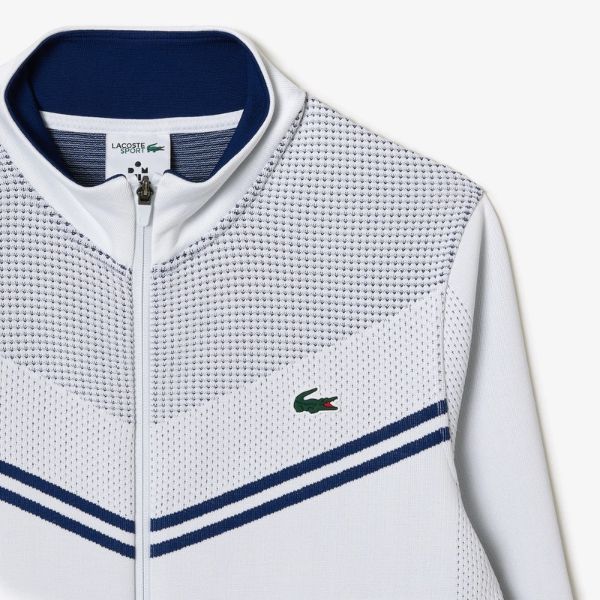 Áo Khoác Nam Lacoste Tennis Daniil Medvedev After Match Jacket SH1090 - BED Màu Trắng Size 5 - Thời trang - Vua Hàng Hiệu