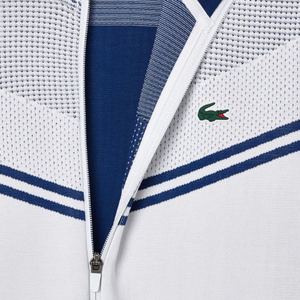 Áo Khoác Nam Lacoste Tennis Daniil Medvedev After Match Jacket SH1090 - BED Màu Trắng Size 5 - Thời trang - Vua Hàng Hiệu