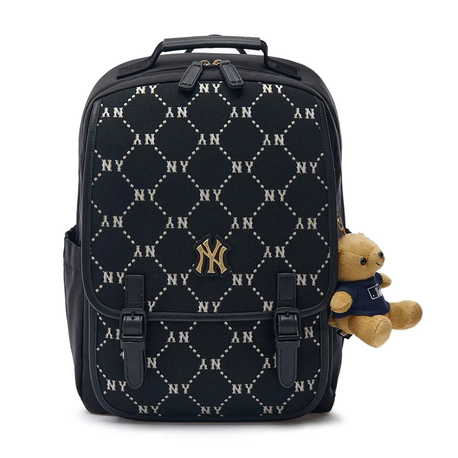 Balo Trẻ Em MLB Kids Diamond Monogram Jacquard New York Yankees Backpack 7ABKMD24N-50BKS Màu Đen - Túi xách - Vua Hàng Hiệu