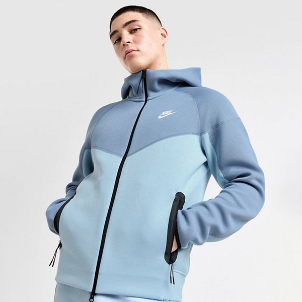 Bộ Quần Áo Nỉ Nam Nike Tech Fleece Hoodie And Jogger Set Màu Xanh Nhạt Size L - Thời trang - Vua Hàng Hiệu