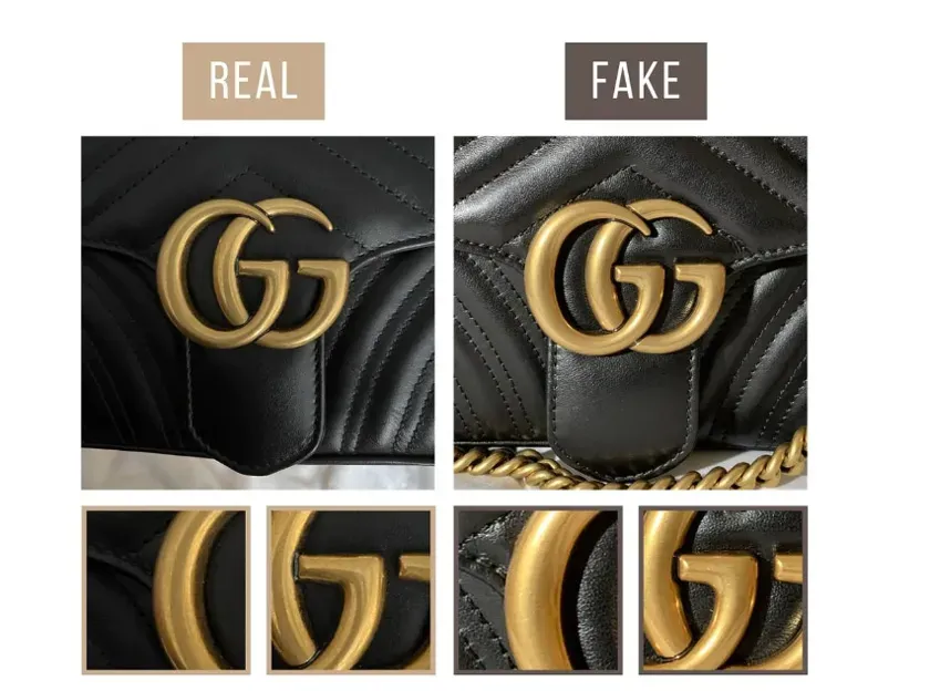 Kiểm tra logo và họa tiết GG monogram